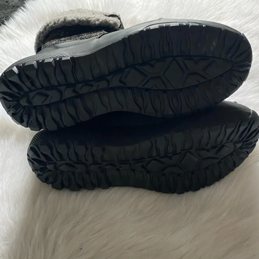 Skechers‎ Waterproof Boots Mens Size 13 (UK 12) Outdoor Ultra Leather Faux Fur